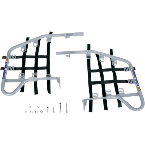 DG PERFORMANCE 542450 Dg Performance Nerf Bars - Trx450R - Silver/Black 54-2450