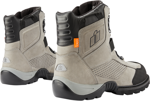 ICON 3403-1182 Icon Stormhawk Boots - Gray - Size 12
