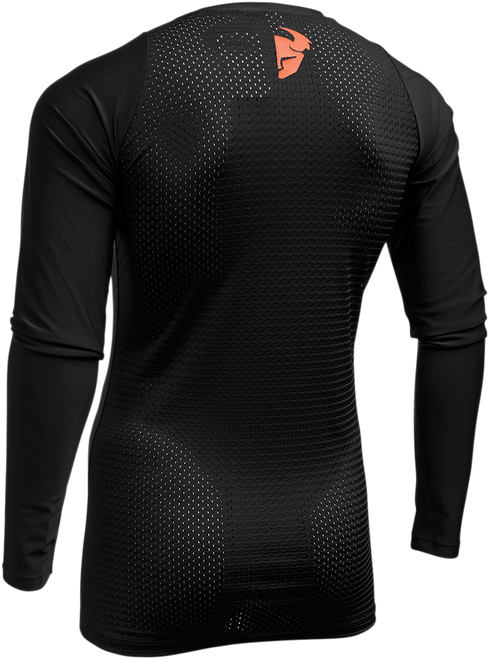 THOR 2940-0387 Thor Long Sleeve Comp Shirt - Black - S/M