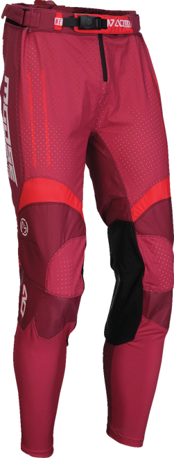 MOOSE OFFROAD 2901-12025 Moose Offroad Alpha One Pants - Burgundy/White - Us 26 Slim 2901-12025