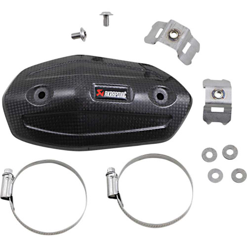AKRAPOVIC PHSK10SO4 Akrapovic Heat Shield - Carbon Fiber P-Hsk10So4