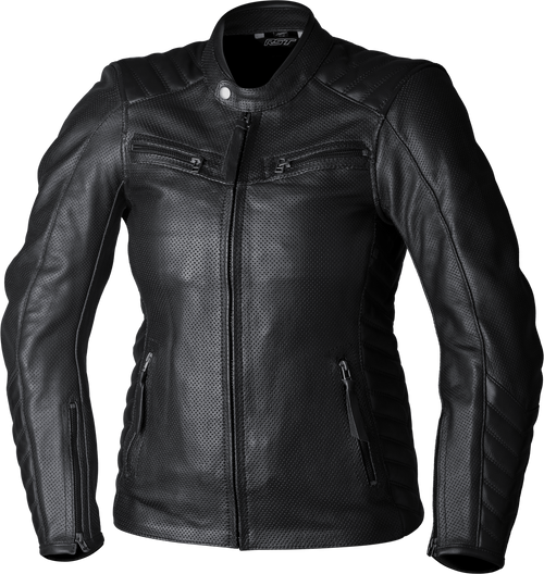Rst 103538BLK-08 Rst Ladies Roadster Air Ce Jacket Black Leather Xs 103538Blk-08