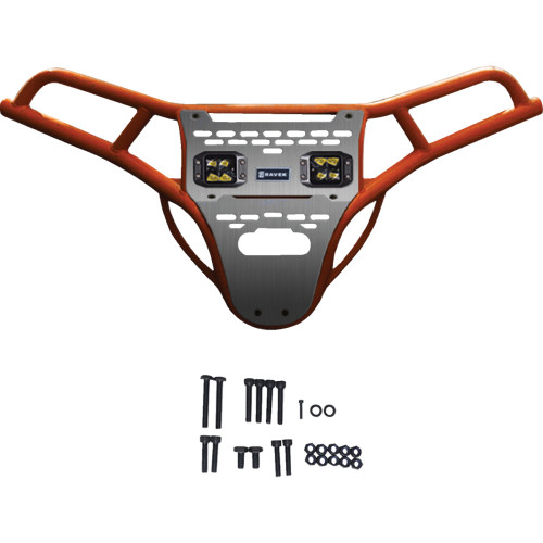 Ravek Front Bumper/Skid Plate With Amber Lights - Orange - Rzr Xp 1000 64-317Orla Ravek Front Bumper/Skid Plate With Amber Lights - Orange - Rzr Xp 1000 64-317Orla