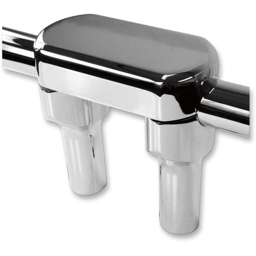 LA CHOPPERS LA744604 La Choppers Risers - Hefty - Top - 4" - Chrome La-7446-04
