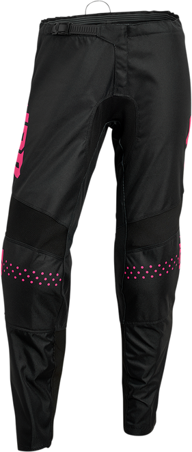 Thor Women'S Sector Minimal Pants - Black/Pink - 11/12