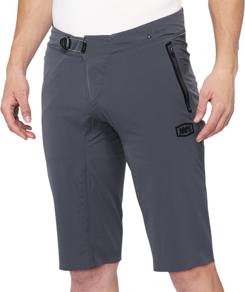 100% 4001200007 100% Celium Shorts - Charcoal - Us 28 40012-00007