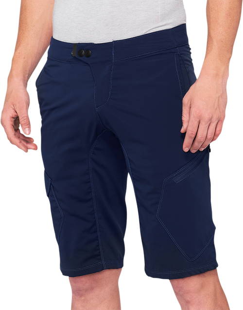 100% 4002900023 100% Ridecamp Shorts - Navy - Us 32 40029-00023