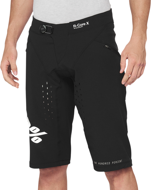 100% 4000200000 100% R-Core-X Shorts - Black - Us 28 40002-00000