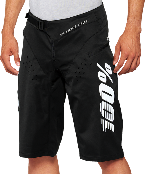 100% 4000700005 100% R-Core Shorts - Black - Us 38 40007-00005
