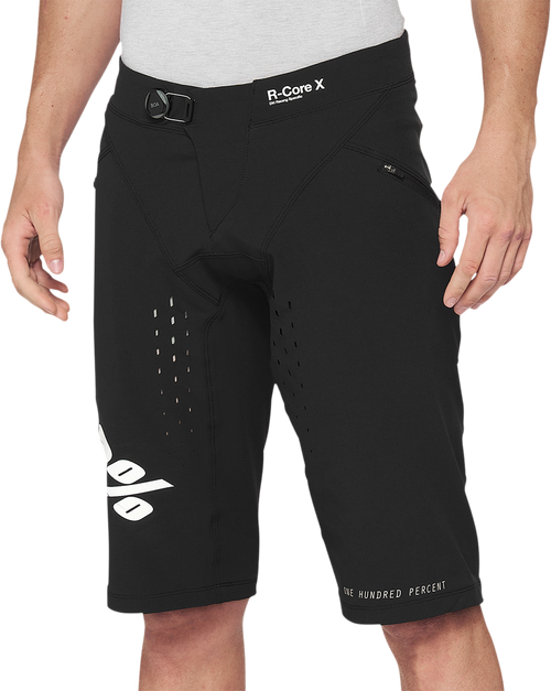 100% 4000200002 100% R-Core-X Shorts - Black - Us 32 40002-00002