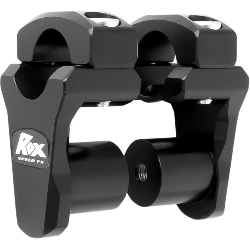 Rox Speed Fx Risers - Pivoting - 1-3/4" - Oversized Handlebars - Black 3R-P2Pplk