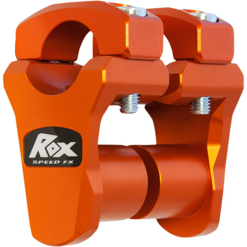 Rox Speed Fx Risers - Pivoting - 1-3/4" - Oversized Handlebars - Ktm Orange 3R-P2Pplo