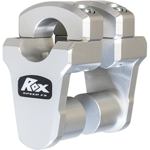 Rox Speed Fx Risers - Pivoting - 2" - Oversized Handlebars - Clear Anodized 1R-P2Ppa