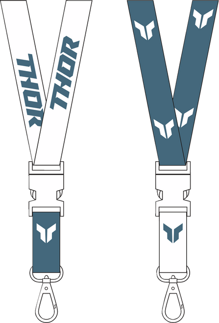 THOR 9501-0309 Lanyard - Steel/White