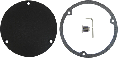 DRAG SPECIALTIES 1107-0364 Drag Specialties Derby Cover - Wrinkle Black