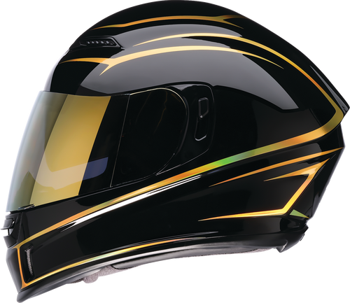 Z1R Helmet Jackal Foil Black/Gold Lg