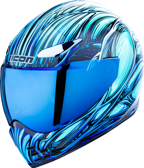 ICON Icon Helmet Domain Nouveau Blue Xs