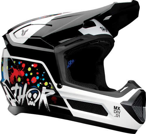 THOR Thor Helmet Fleet Yth Splat Black M