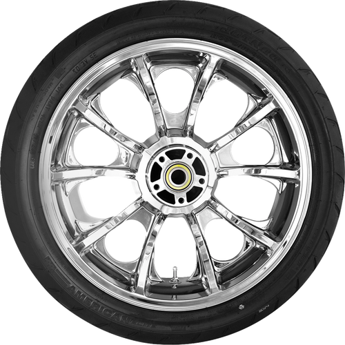 COASTAL MOTO PKG-LAR185CH-24ABST Coastal Moto Wheel Rear Largo W/Tire Abs (Tpms) Chr 18" 09-Tour Pkg-Lar185Ch-24Abst