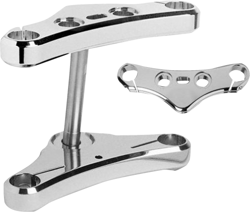 HEADWINDS TWD349-ESB Headwinds Triple Tree Set Elite Smooth Wideglide 49 Mm Blk 3 Rake Twd349-Esb