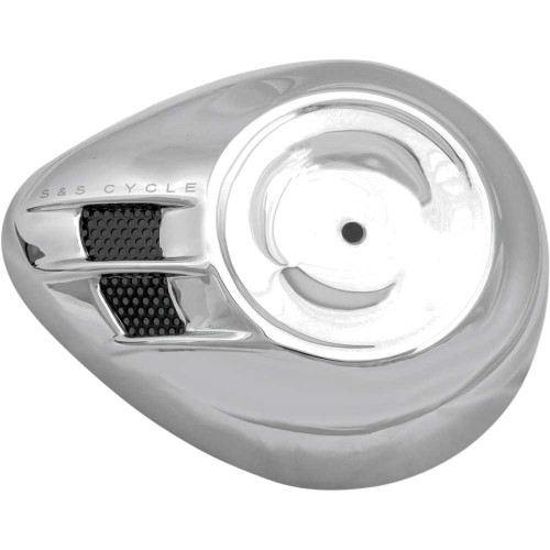 S&S CYCLE 1700118 S&S Cycle Air Cleaner Cover - Air Stream - Chrome 170-0118