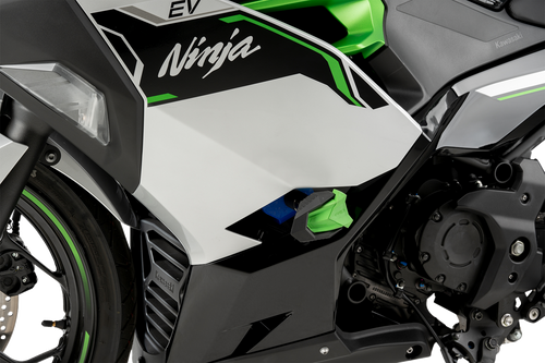 PUIG HI-TECH PARTS 21863N Puig Hi-Tech Parts Frame Sliders R19 Ninja Blk 21863N