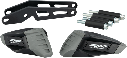 PUIG HI-TECH PARTS 21982N Puig Hi-Tech Parts Frame Sliders Pro 2.0 Super Duke Blk 21982N