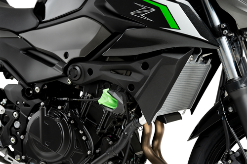 PUIG HI-TECH PARTS 22011N Puig Hi-Tech Parts Frame Sliders R19 Z500 Blk 22011N