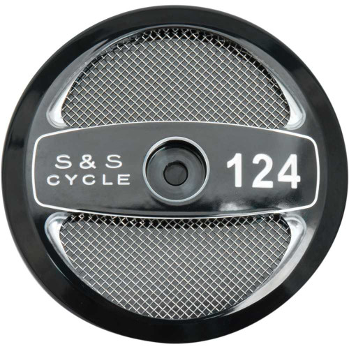 S&S CYCLE 1700321 S&S Cycle Stealth Air Cleaner Cover - Black - 124" 170-0321