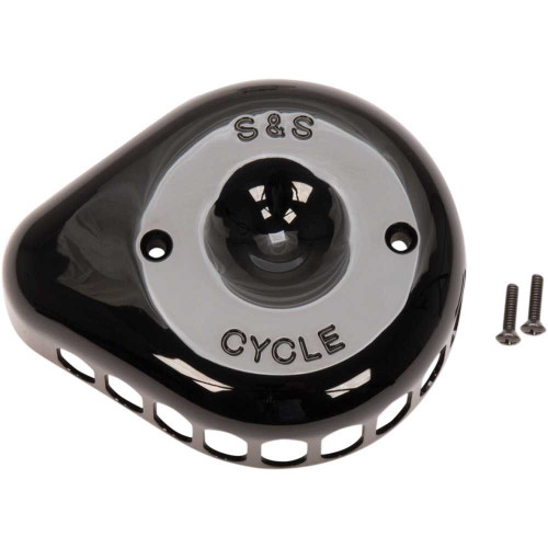 S&S CYCLE 1700366 S&S Cycle Air Cleaner Cover - Mini Teardrop - Black 170-0366