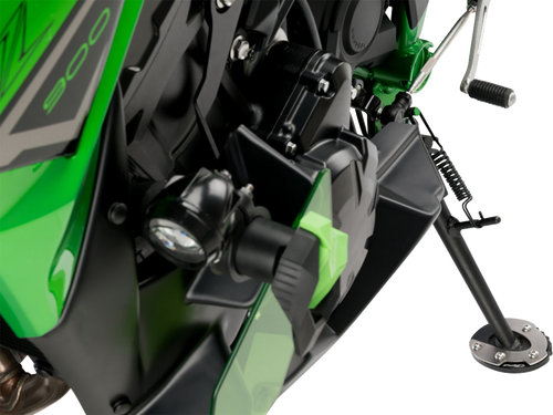 PUIG HI-TECH PARTS 20198N Puig Hi-Tech Parts Kickstand Pad Ext Kawasaki 20198N