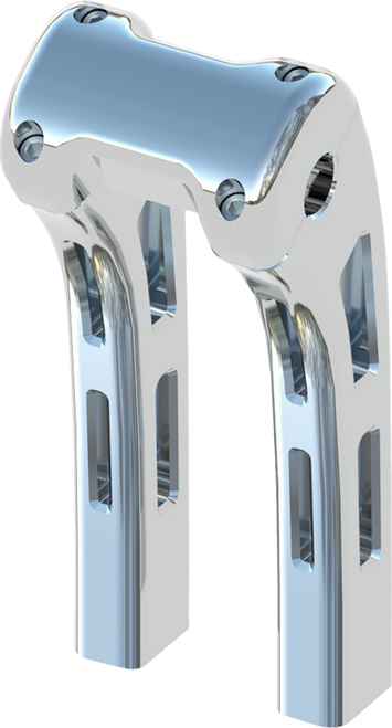 MAGNUM SHIELDING 3R-0210 Magnum Shielding Riser W/ Clamp Ghost 10" Chrome 3R-0210