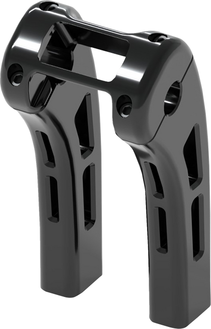 MAGNUM SHIELDING 4R-0108 Magnum Shielding Riser W/ Display Clamp Ghost 8" Black 4R-0108