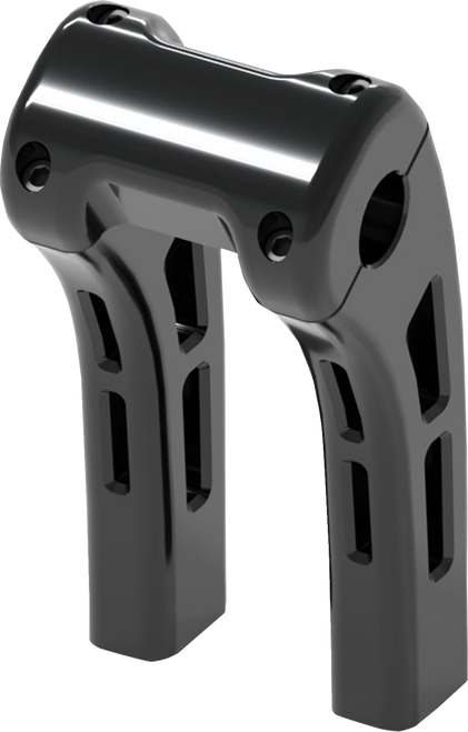 MAGNUM SHIELDING 4R-0408 Magnum Shielding Riser W/1.25" Clamp Ghost 8" Black 4R-0408