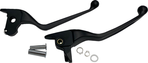 DRAG SPECIALTIES Drag Specialties Lever Set Narrow Matte Black 14-16 Tour