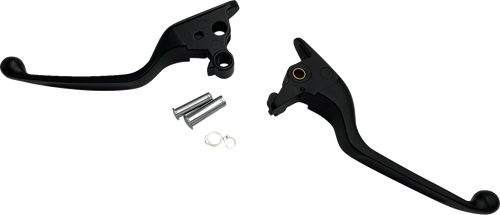 Drag Specialties Lever Set Narrow Matte Black 15-23 Softail
