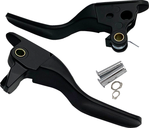 DRAG SPECIALTIES Drag Specialties Lever Set Short Matte Black 21-23 Tour