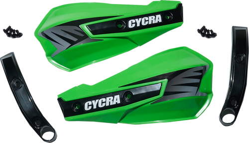 CYCRA 1CYC-1029-72 Cycra Vortex Replacement Shield/Abrasion Guard Set - Green 1Cyc-1029-72
