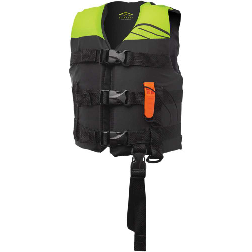 SLIPPERY 3242-0067 Slippery Child Hydro Vest - Black/Neon Yellow