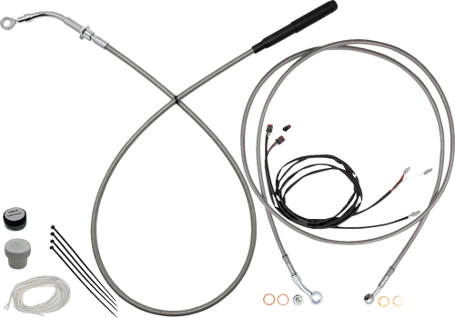 Fat Baggers Inc. Ez Instl Kt Upper Cltch Cbl, Brk Ln, For 13-14" Hbar, Stnls 219014-C