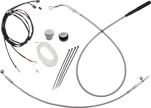 FAT BAGGERS INC. 119012-C Fat Baggers Inc. Ez Instl Kt Upper Cltch Cbl, Brk Ln, For 12" Hbar, Stnls 119012-C