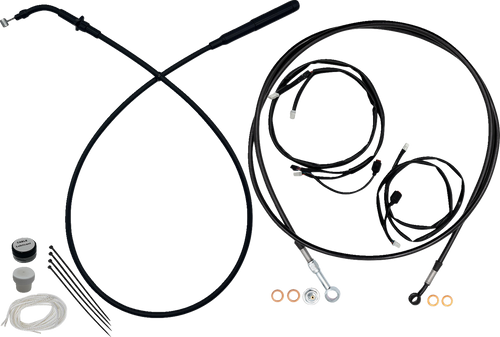 FAT BAGGERS INC. 249016-B Fat Baggers Inc. Ez Instl Kt Upper Cltch Cbl, Brk Ln, For 16" Hbar, Black 249016-B