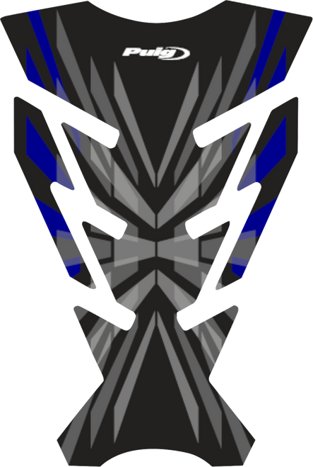 PUIG HI-TECH PARTS 21752A Puig Hi-Tech Parts Tank Pad Challenge Blue 21752A