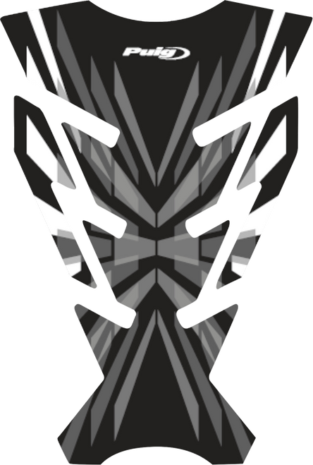 PUIG HI-TECH PARTS 21752U Puig Hi-Tech Parts Tank Pad Challenge Gray 21752U