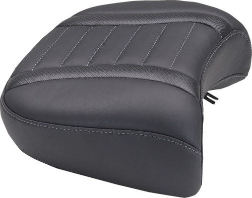 MUSTANG 88420GM Mustang Seat Rear Dlx Touring Gun Metal Gray Thread 88420Gm
