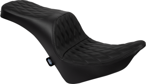 DRAG SPECIALTIES SEATS Drag Specialties Seats Seat Freedom 2Up Dd Stitch Bk Solarleather M8 Softail 18-25