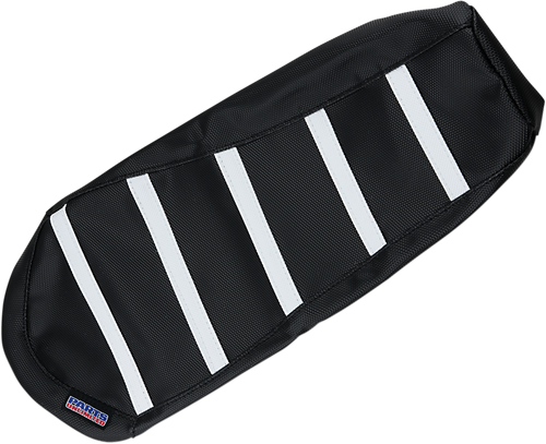 PARTS UNLIMITED Parts Unlimited Seat Cover Sd Rib Bk/Wht