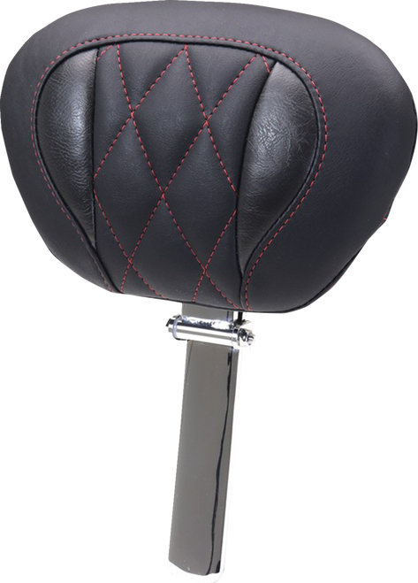 MUSTANG 89460DC Mustang Backrest Super Tour Dlx Diam Dark Cherry Thread 89460Dc