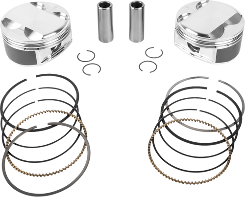 JE PISTONS 398758 Je Pistons Piston Kit Hd M8 108 4.016 Bore 4.500 Stroke 12:1 398758