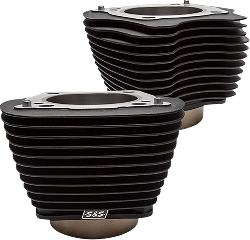 S&S CYCLE 498 S&S Cycle Cylinder Set 4.25" Bore Unhoned Wblack No Highlight M8 498.2